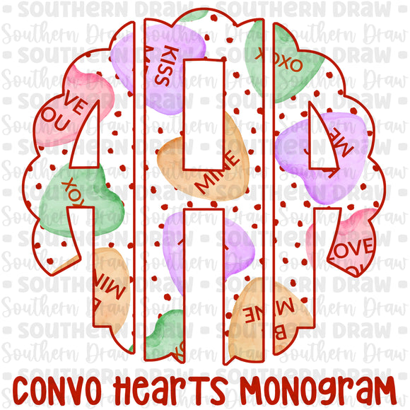 Convo Hearts Monogram