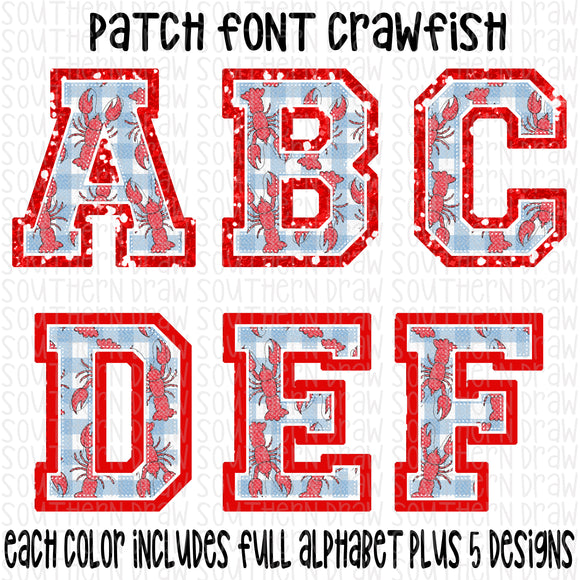 Patch Font Crawfish Bundle