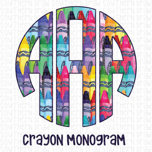 Crayon Monogram