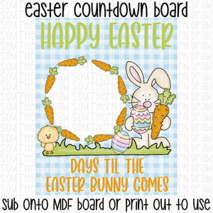 Easter Bunny Countdown Board