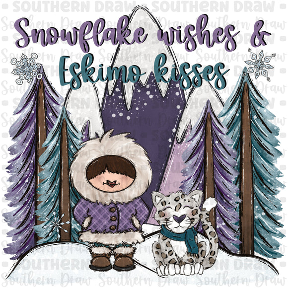 Snowflake wishes & Eskimo kisses
