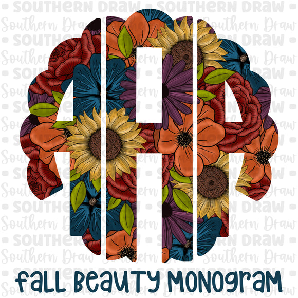 Fall Beauty Monogram
