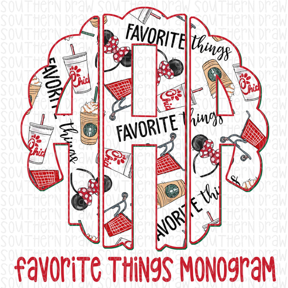 Favorite Things Monogram
