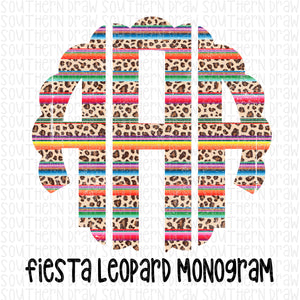 Fiesta Leopard Monogram