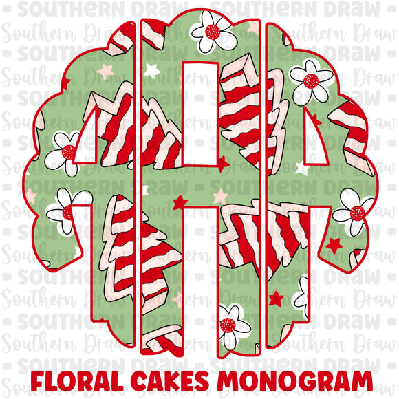 Floral Cakes Monogram