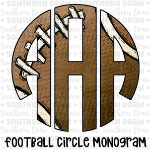 Football Circle Monogram