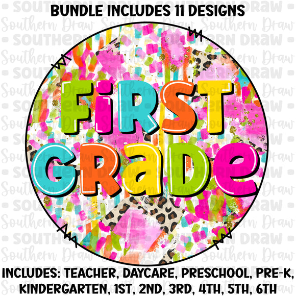 Funky Leopard School Bundle