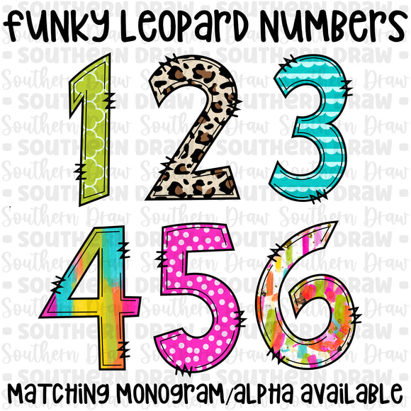 Funky Leopard Numbers Bundle