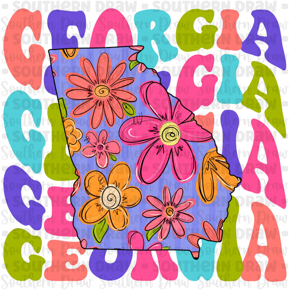 Spring Floral Georgia