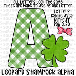 Gingham Shamrock Alpha