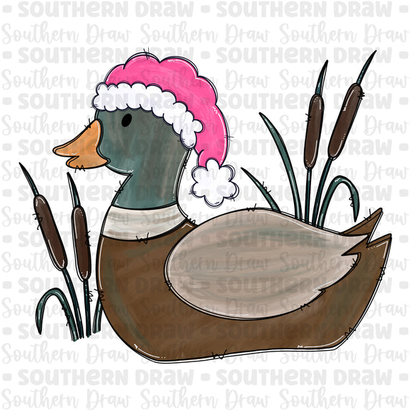 Girl's Christmas Duck