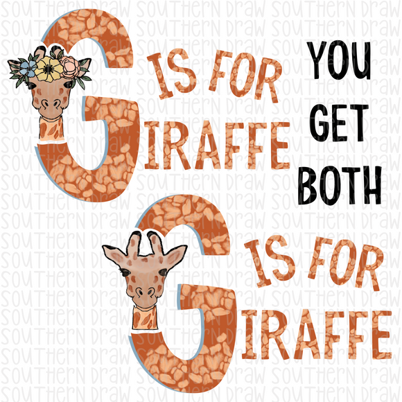 G is for Giraffe Bundle