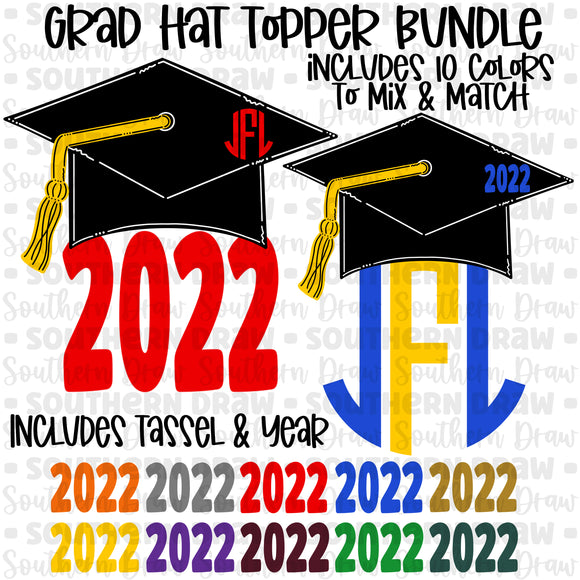 2022 Grad Hat Topper Bundle