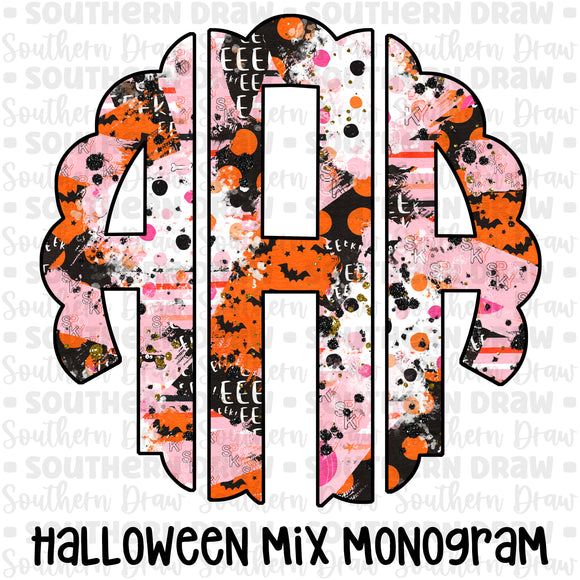 Halloween Mix Monogram