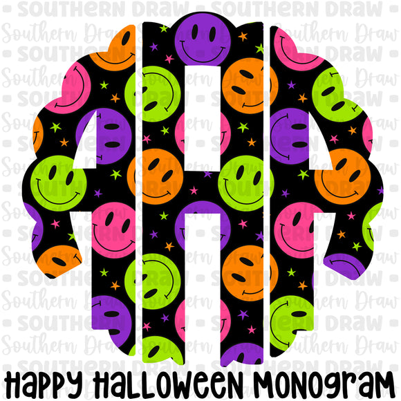 Happy Halloween Monogram