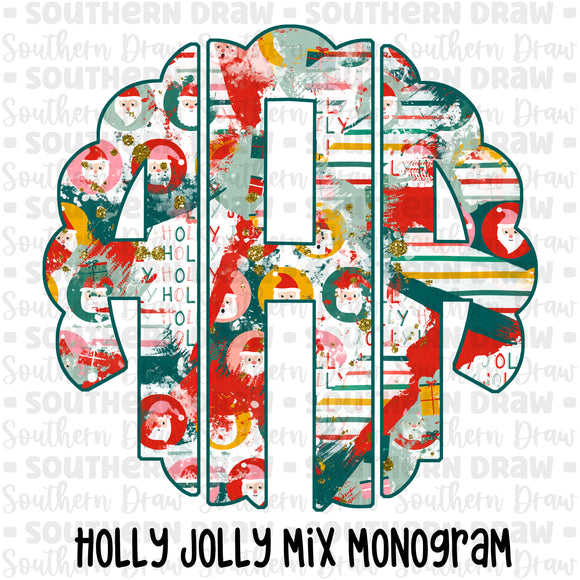 Holly Jolly Monogram