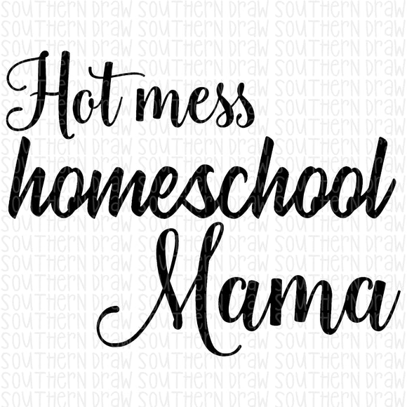 Hot Mess Homeschool Mama