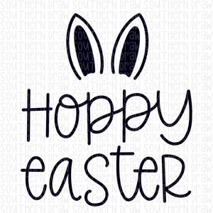 Hoppy Easter Handlettered