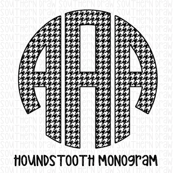 Houndstooth Monogram