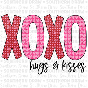 XOXO Hugs & Kisses