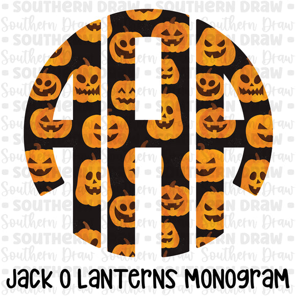 Jack O Lanterns Monogram