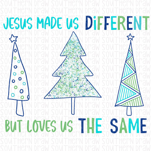Boy's Jesus made us different