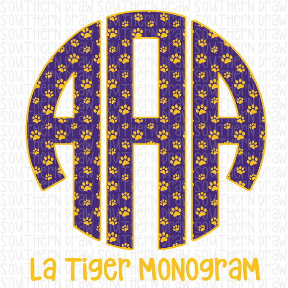 LA Tiger Monogram