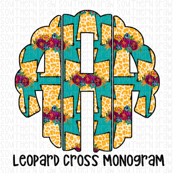 Leopard Cross Monogram