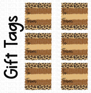 Leopard Gift Tag