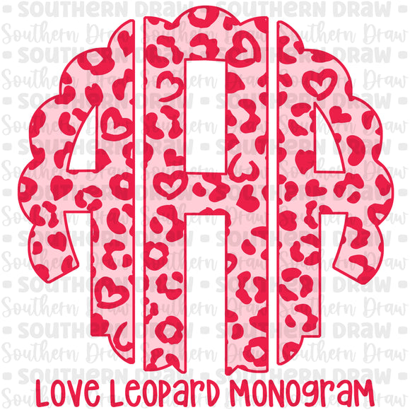 Love Leopard Monogram
