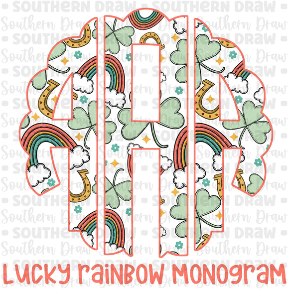 Lucky Rainbow Monogram