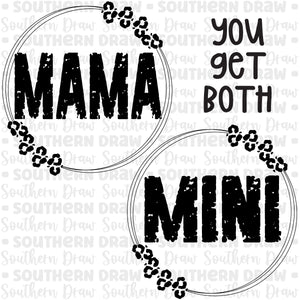 Leopard Frame Mama Mini Bundle