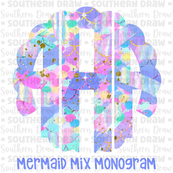 Mermaid Mix Monogram