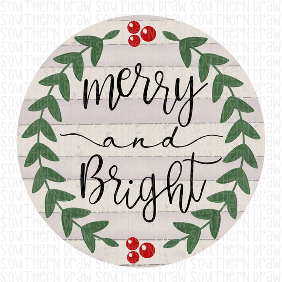 Merry and Bright Circle