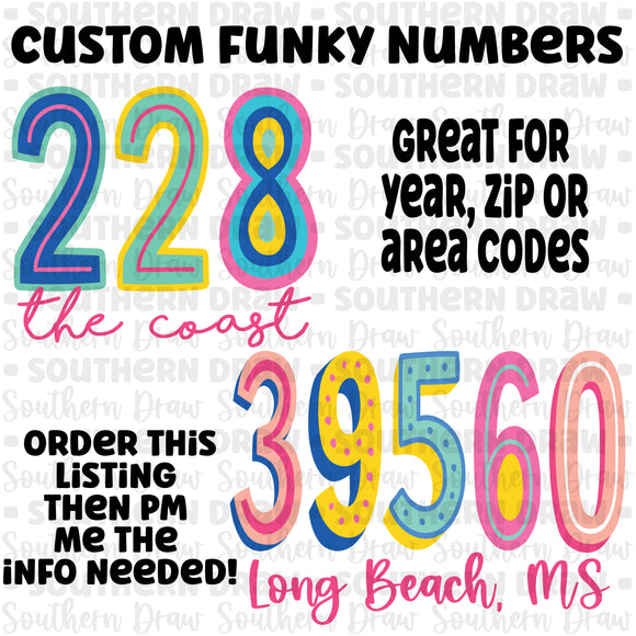 Custom Funky Numbers
