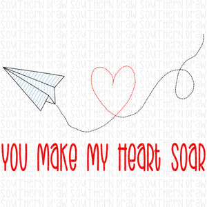 You make my heart soar