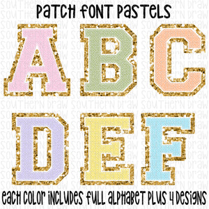 Patch Font Pastel Bundle