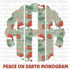 Peace on Earth Monogram