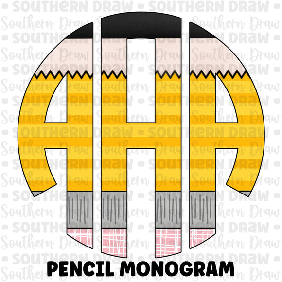 Pencil Monogram