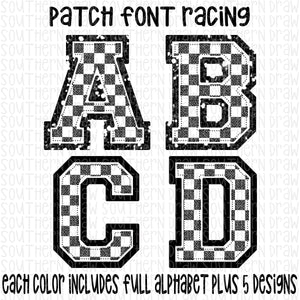 Patch Font Racing Bundle