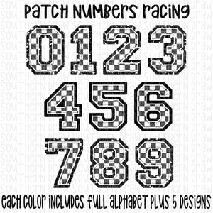 Patch Numbers Racing