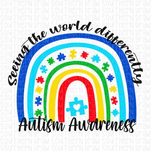 Autism Awareness Rainbow