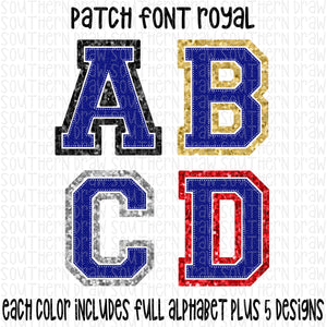 Patch Font Royal Bundle
