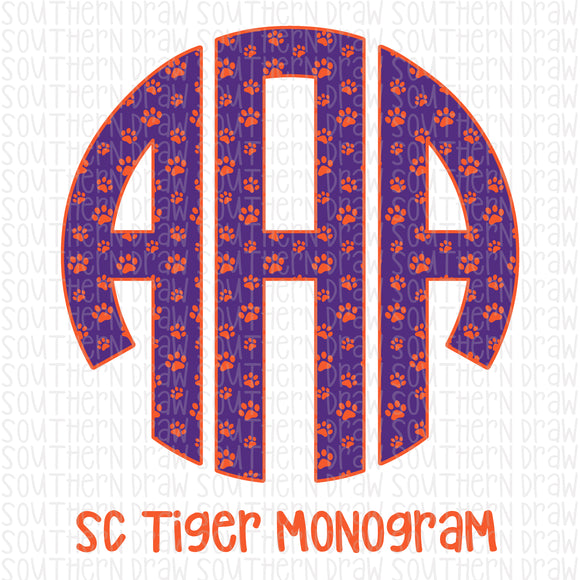 SC Tiger Monogram