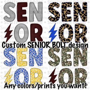 Custom Senior Bolt Design