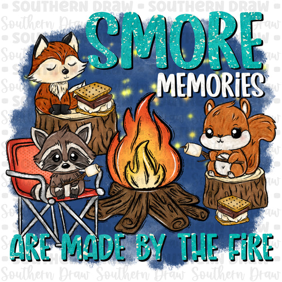 Smore memories are made by the fire