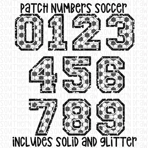 Patch Numbers Soccer Bundle