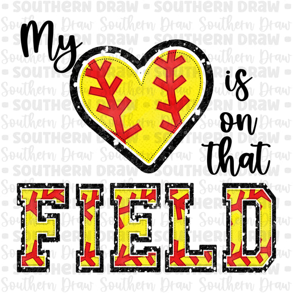 My heart is on that field softball