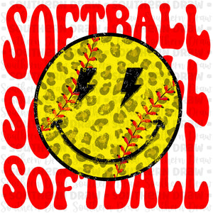 Happy Leopard Softball