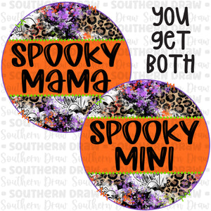 Leopard Ghoul Circle Mama Bundle